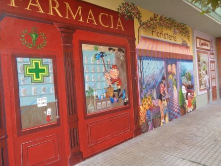 El mundo del comic predomina en los murales de ARA