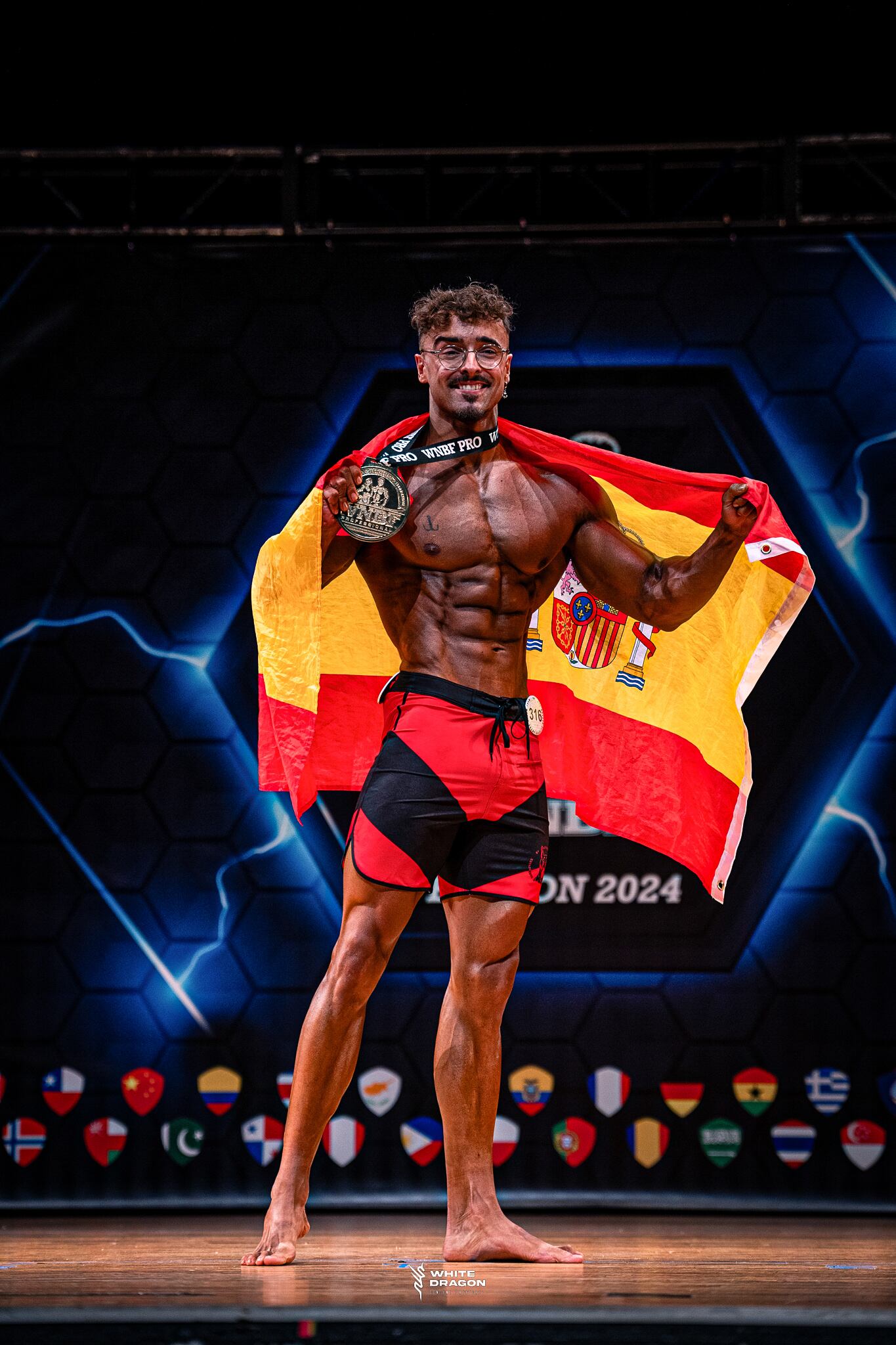 Ander Basurto, campeón del mundo de culturismo natural.