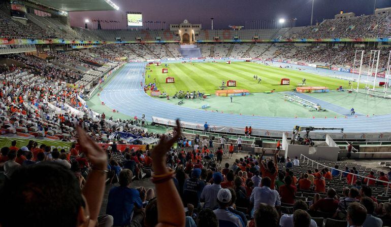 El Pais. Digital. Barcelona 27/07/10 -Estadi Olimpic de Montjiuic. Campionats d'Europa d'atletisme Barcelona 2010.(c) Vicens Gimenez