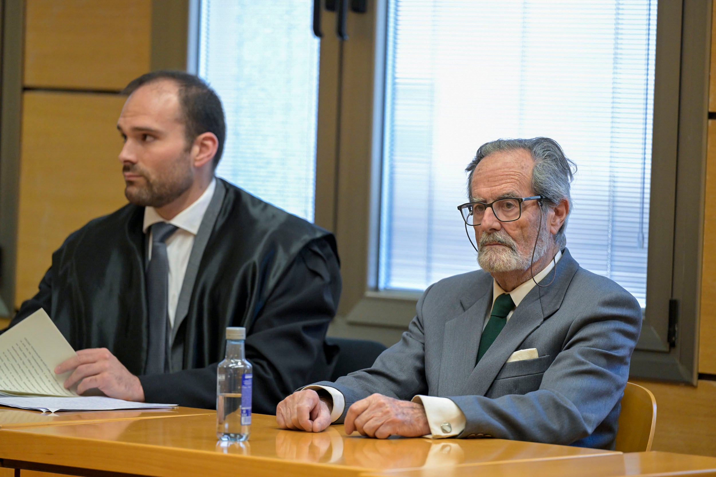 José Lomas en un momento del juicio. EFE/Jesús Monroy