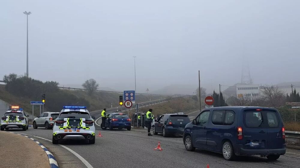 Imagen de archivo de un control de la Guardia Civil