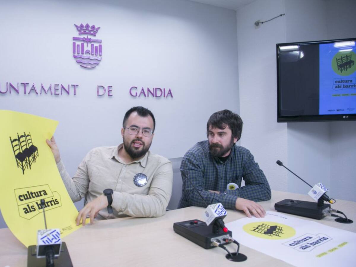 Actividades culturales cada mes en todos los barrios de Gandia