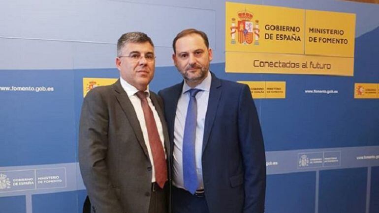 Juan Carlos Fulgencio, Delegado del Gobierno en la Comunitat Valenciana y José Luis Ávalos, Ministerio de Fomento