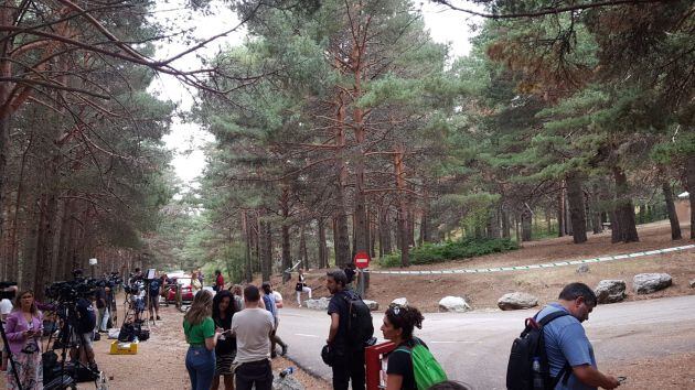 Imagen de la zona cercana al punto donde se ha encontrado el coche de Blanca Fernández Ochoa