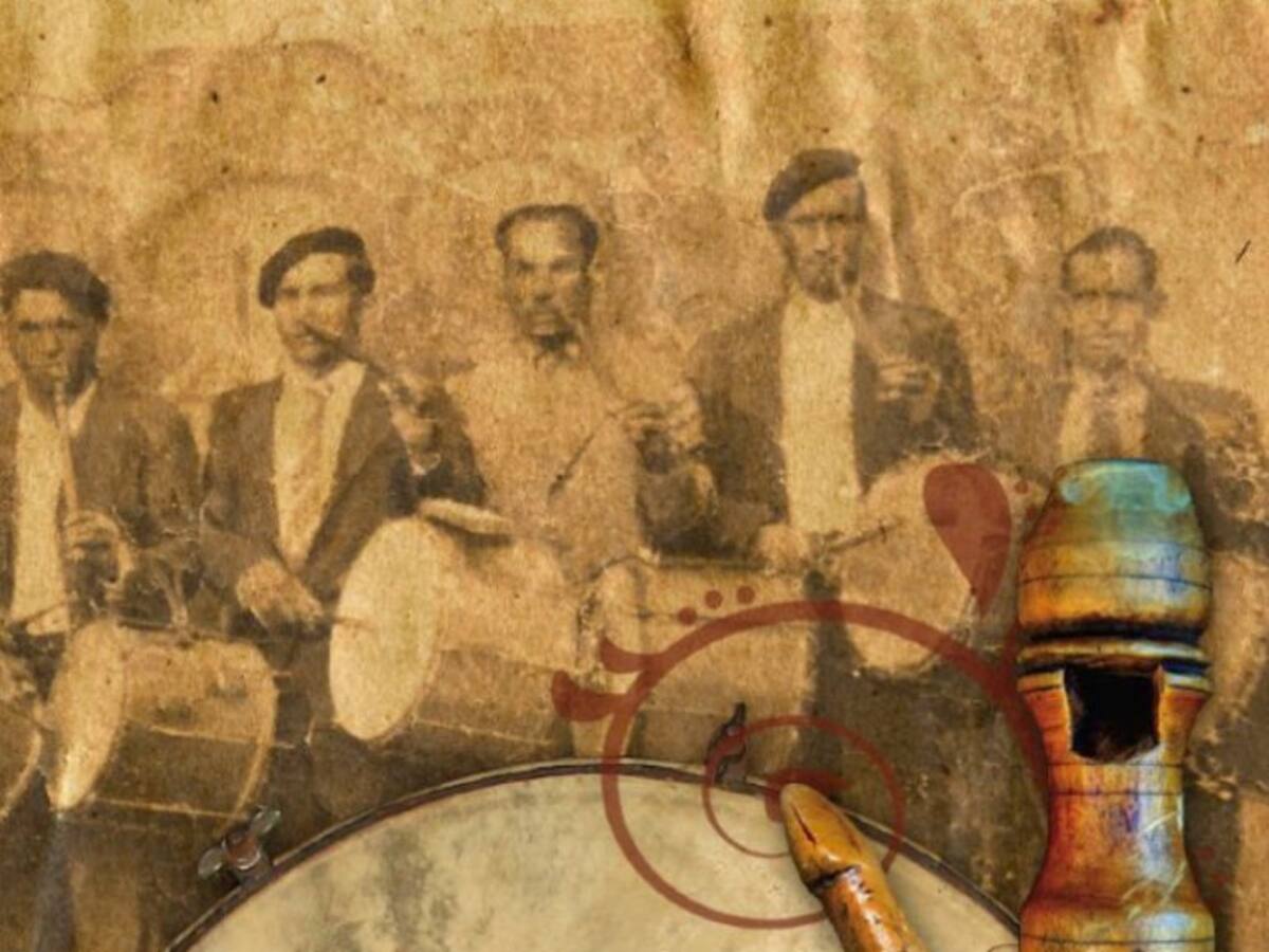 Paco 'El Moreno', tamboritero de Turienzo