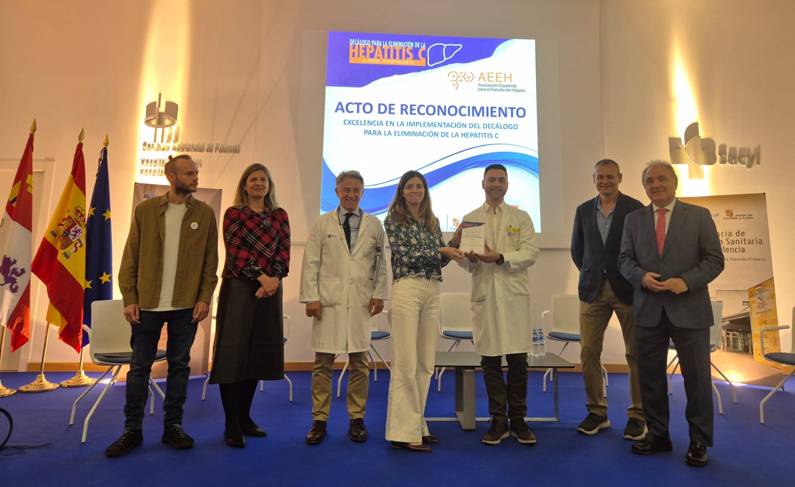 El Complejo Asistencial Universitario de Palencia logra la acreditación de excelencia por su labor en la eliminación de la Hepatitis C