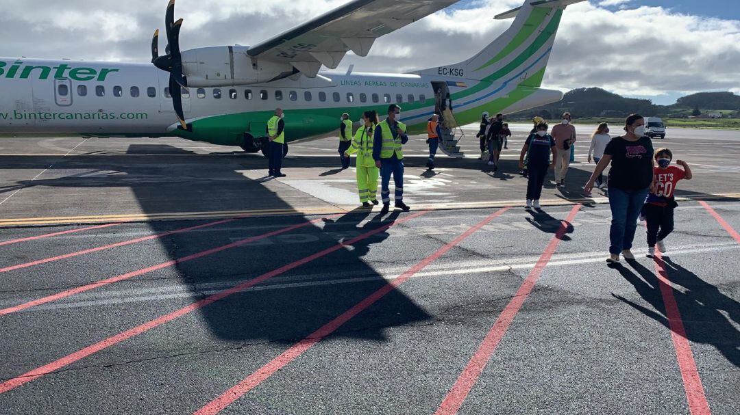 Imagen de archivo de un vuelo interinsular