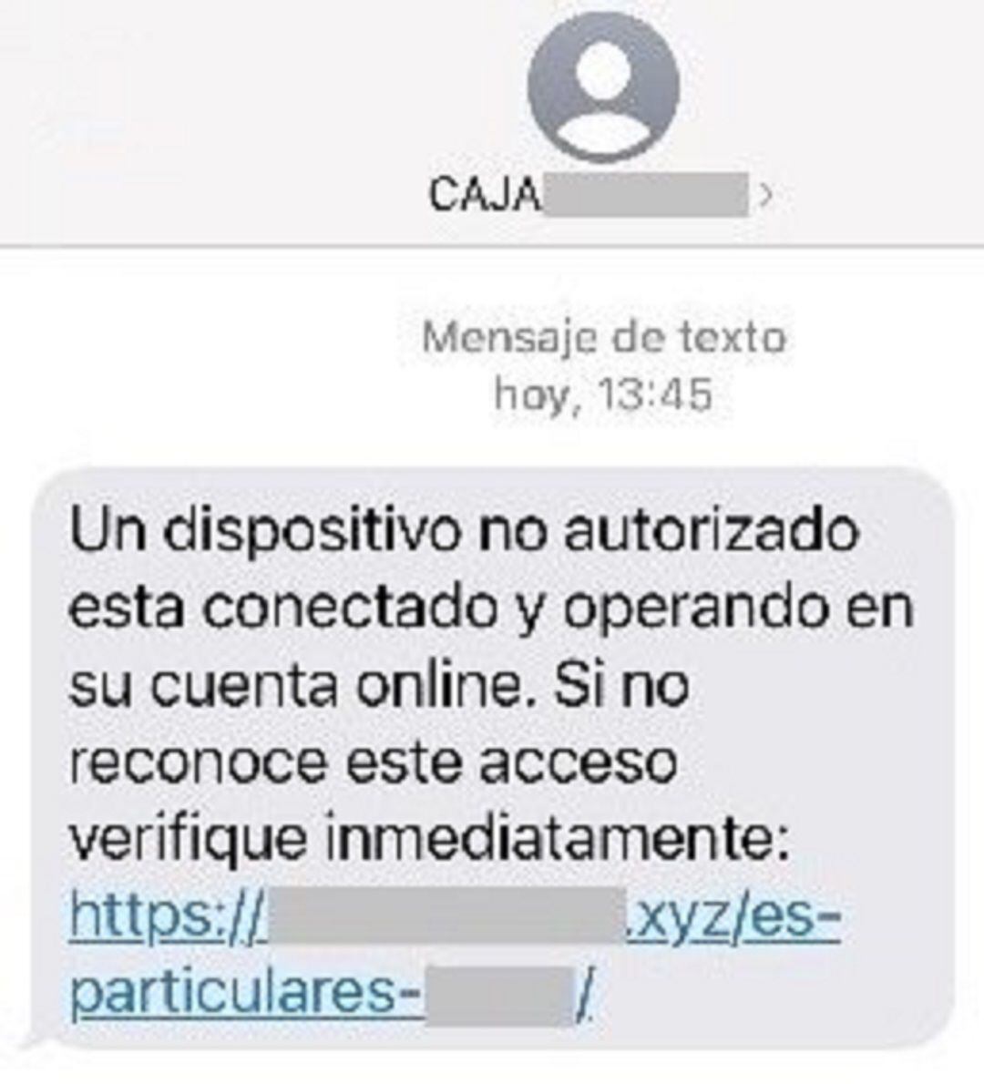 Los delincuentes suplantan el teléfono de la entidad para conseguir los códigos de verificación de la víctima