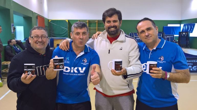 Equipo de Súper división de veteranos, que se proclamó subcampeón en Pío XII
