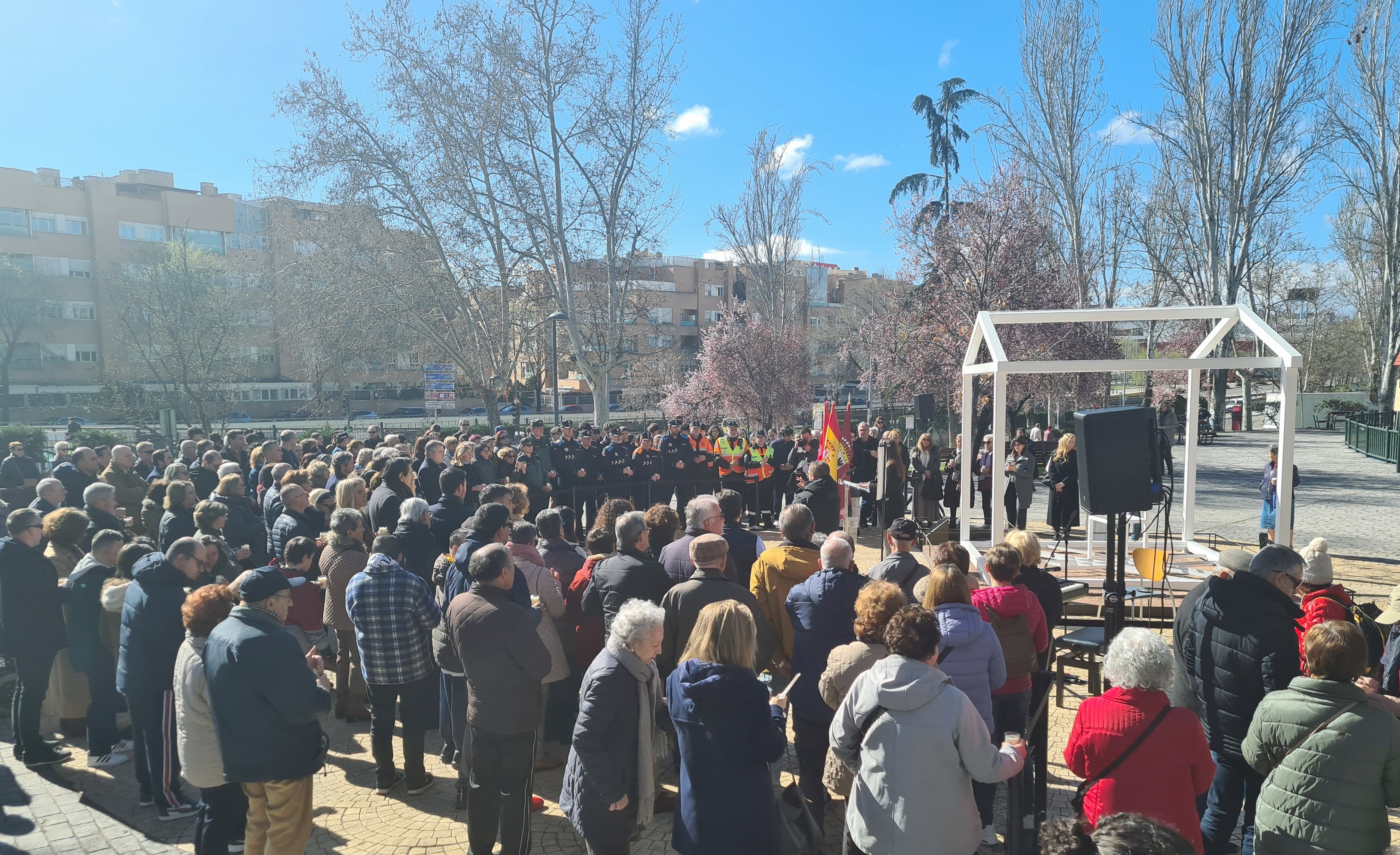 Alcobendas recuerda a las víctimas del terrorismo en el 20º aniversario del 11M