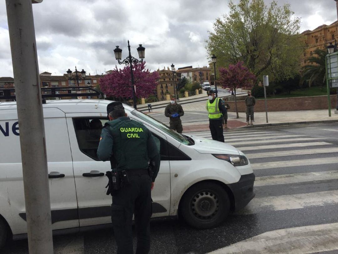 Guardia Civil en Guadix.