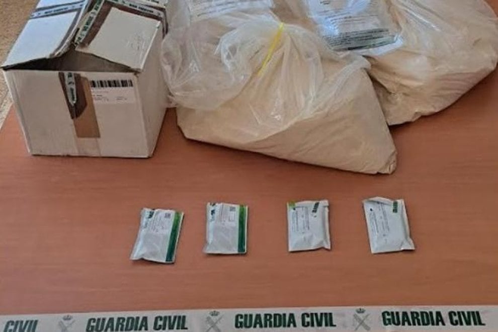 La droga incautada pels agents del cos espanyol