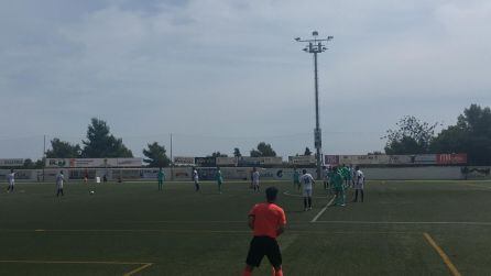 Un momento durante el partido