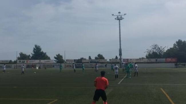 Un momento durante el partido