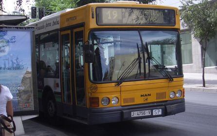 Autob&uacute;s urbano de Ja&eacute;n.