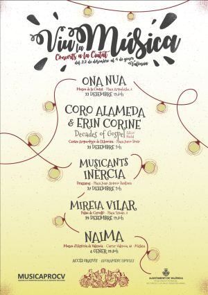Cartel ciclo 'Viu la música'