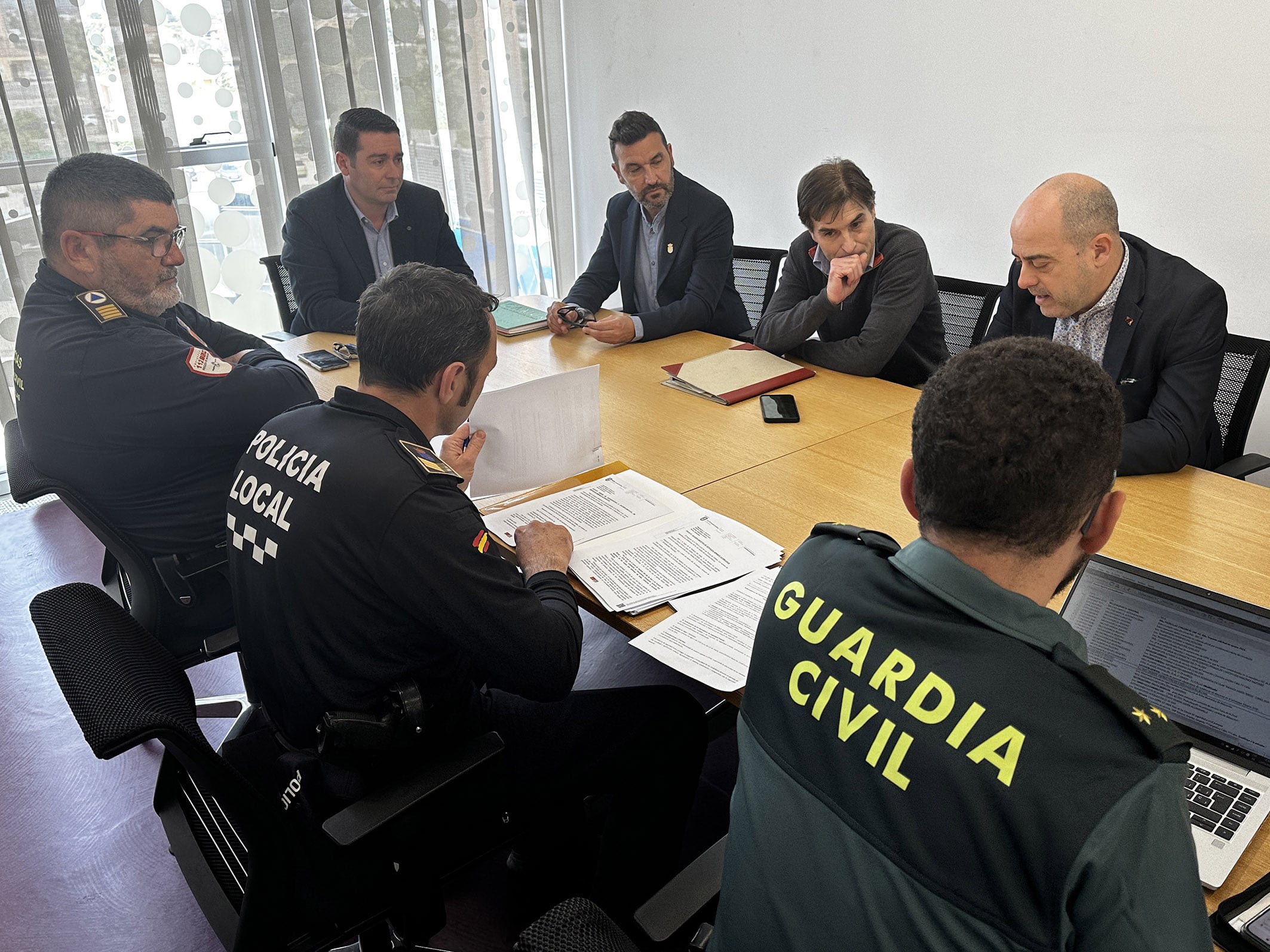 Reunión de la Junta Local de Seguridad en Las Torres de Cotillas