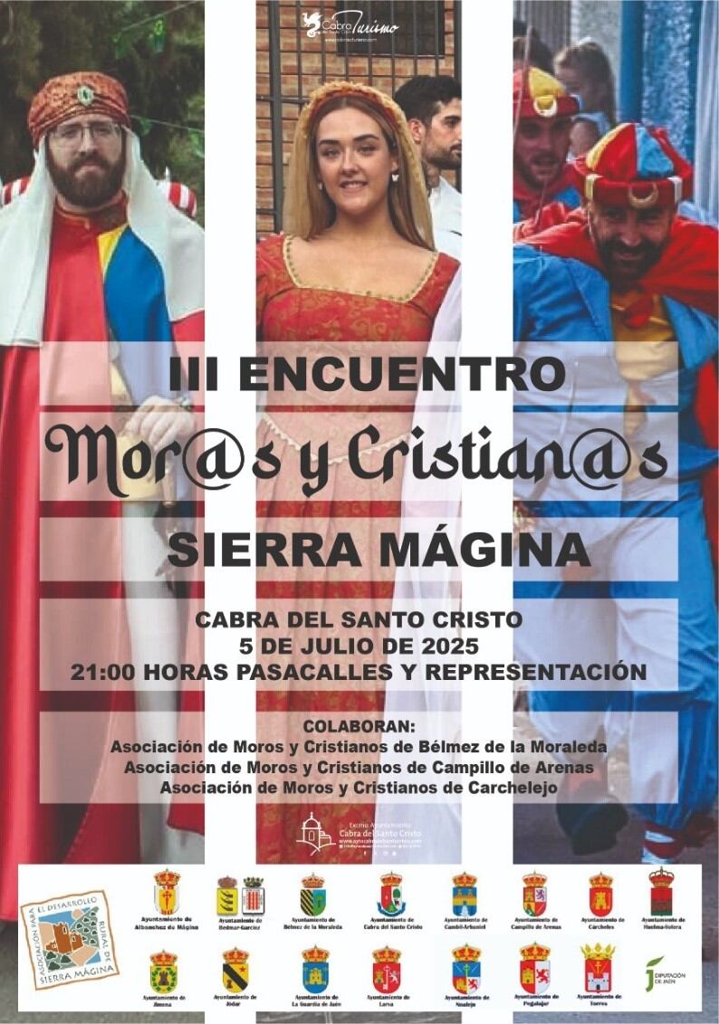 Cartel anunciador de la Jornada Central del III Encuentro de Moros y Cristianos de Sierra Mágina