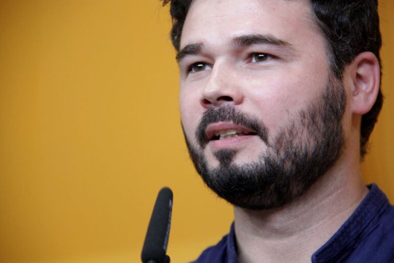 Gabriel Rufián, candidato de ERC al Congreso.