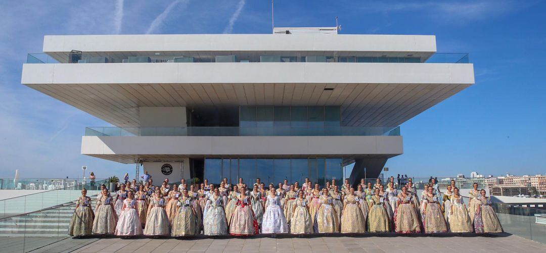 Foto oficial de las candidatas a Fallera Mayor de Valencia de 2019