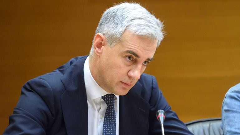 Ricardo Costa en su comparecencia en la comisión de investigación de las posibles irregularidades en la gestión de Feria Valencia