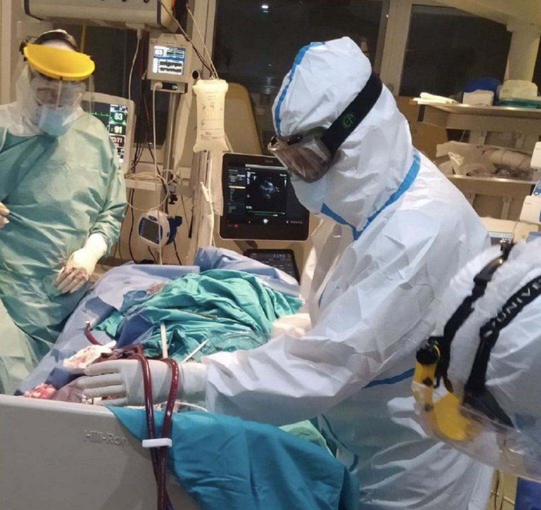 UCI del Hospital Reina Sofía