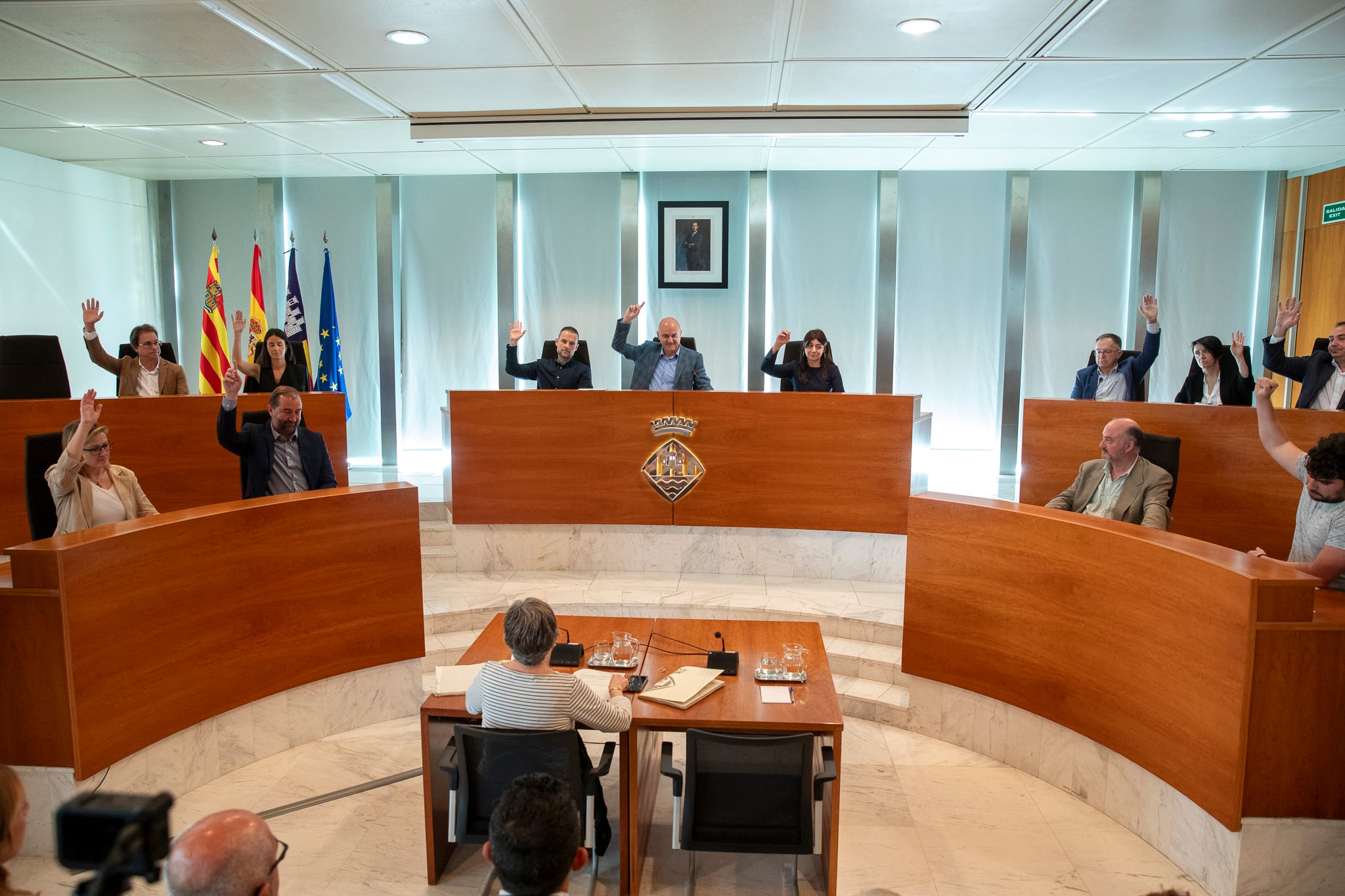 Momento de la votación de la Iniciativa Legislativa