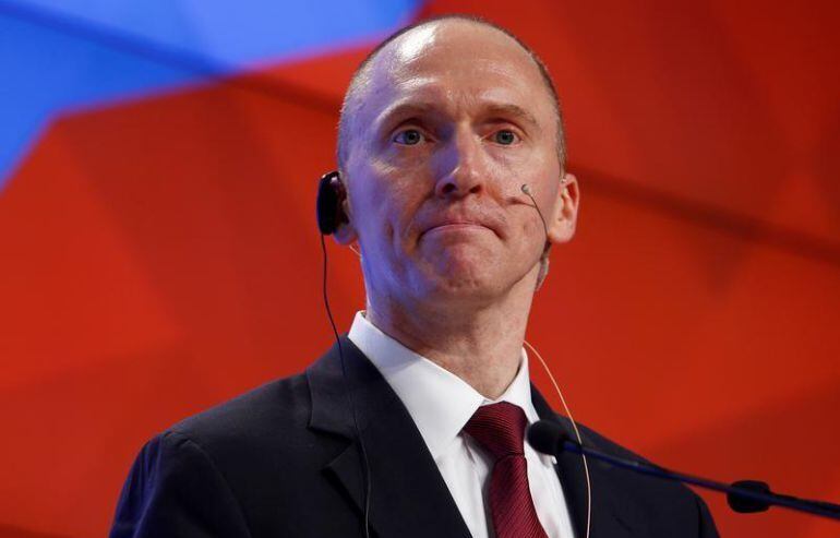 Carter Page durante una intervención en Moscú 