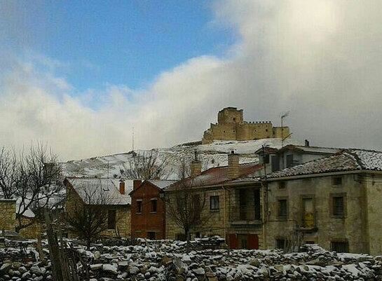 Nieve en Galve de Sorbe (Guadalajara)