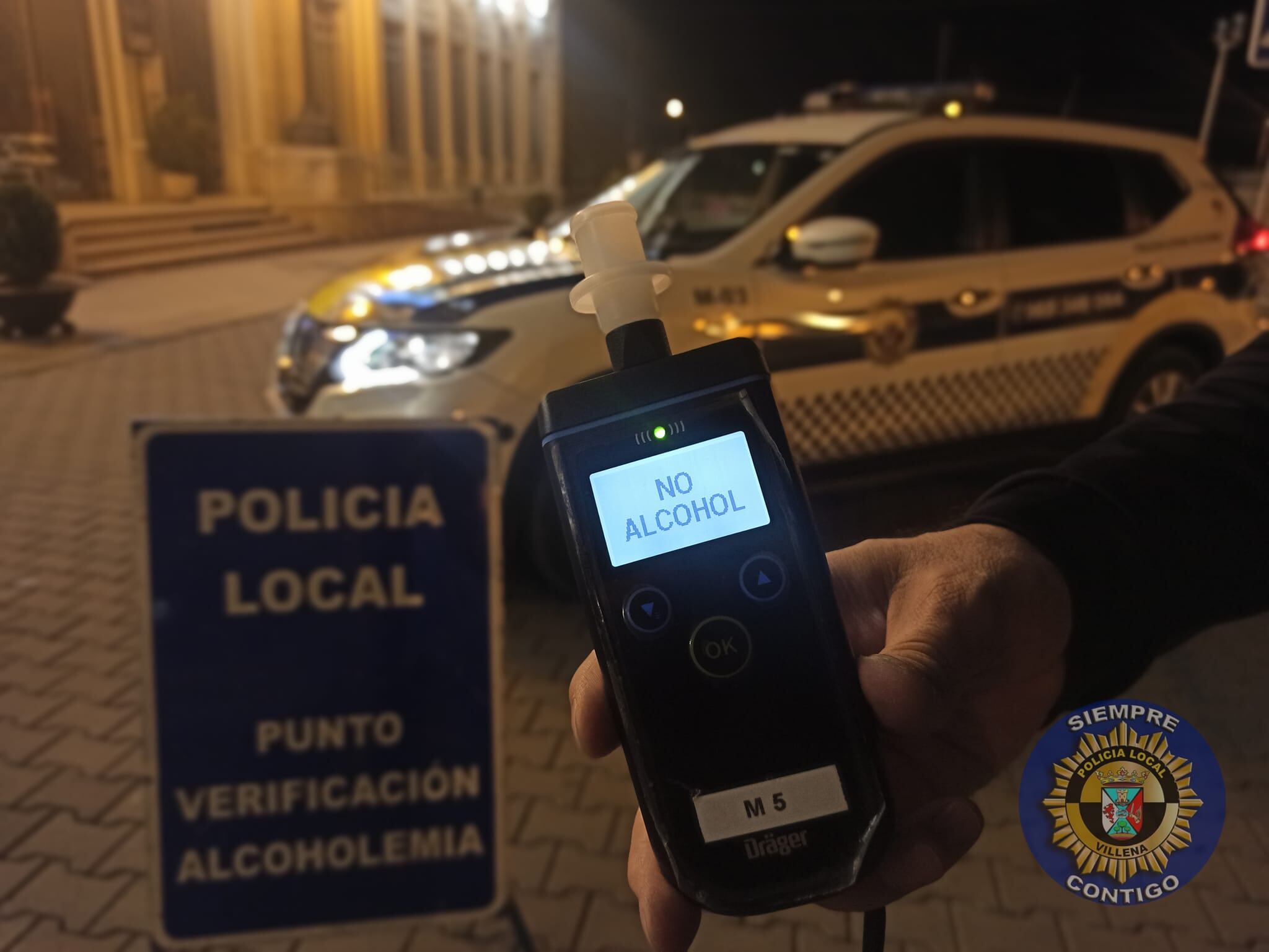 Controles de la policía local de Villena