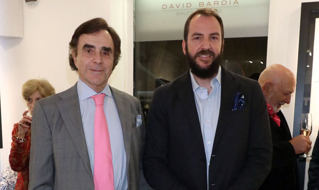 Borja Thyssen (d), junto a su padre, Manolo Segura, recientemente fallecido.