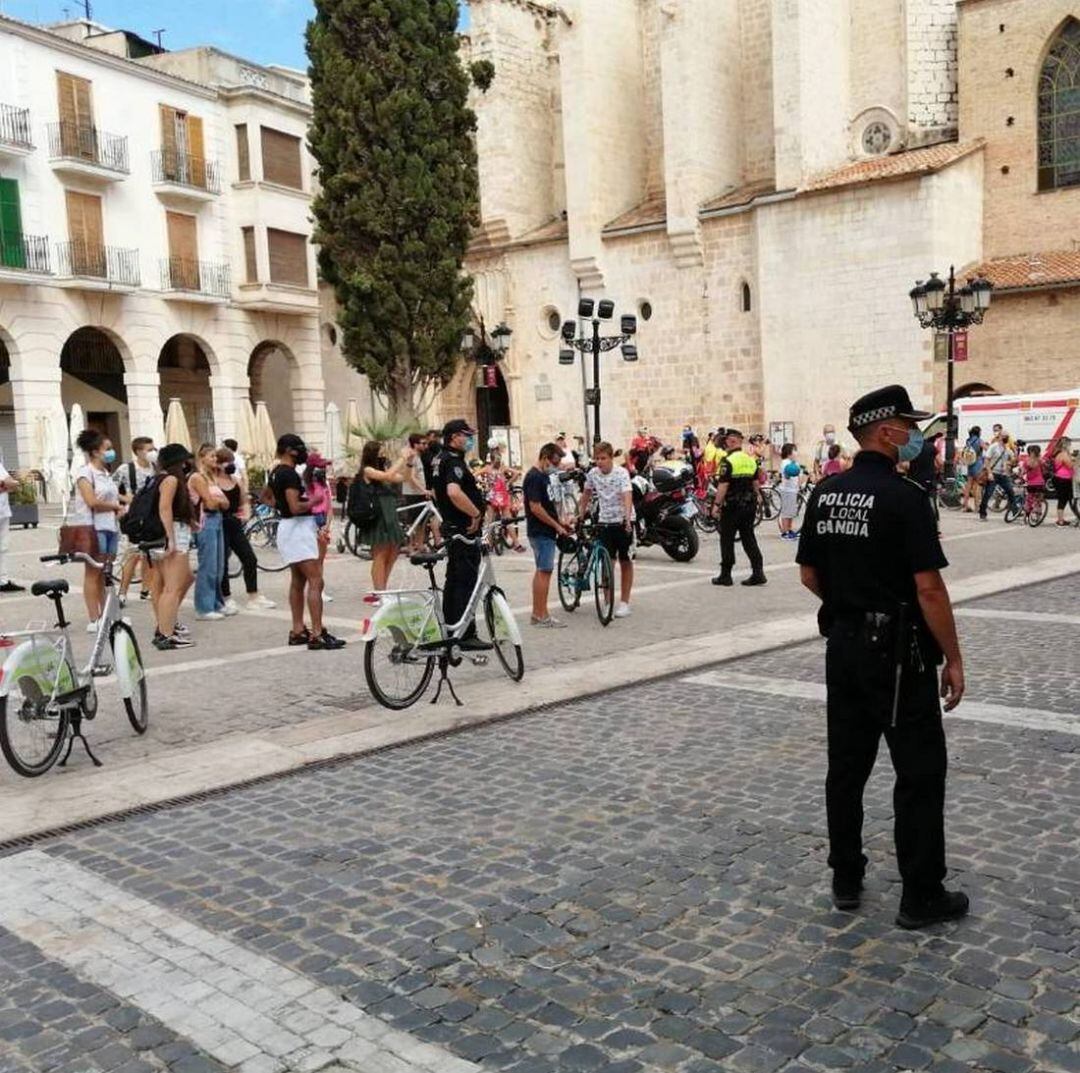 Primera actividad de la Semana Movilidad en Gandia 