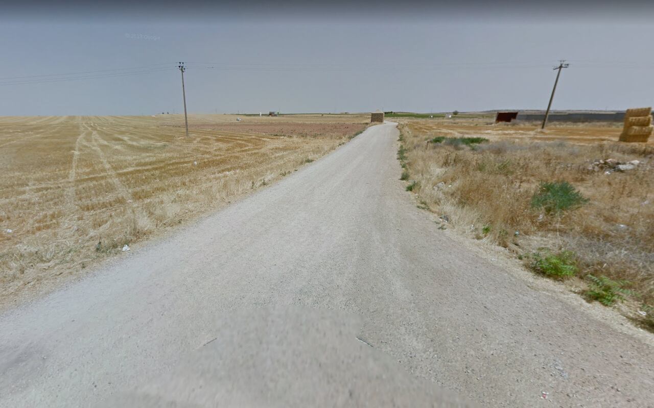 Imagen de archivo del camino vecinal, en donde se produjo el atropello mortal en Membrilla (Ciudad Real)