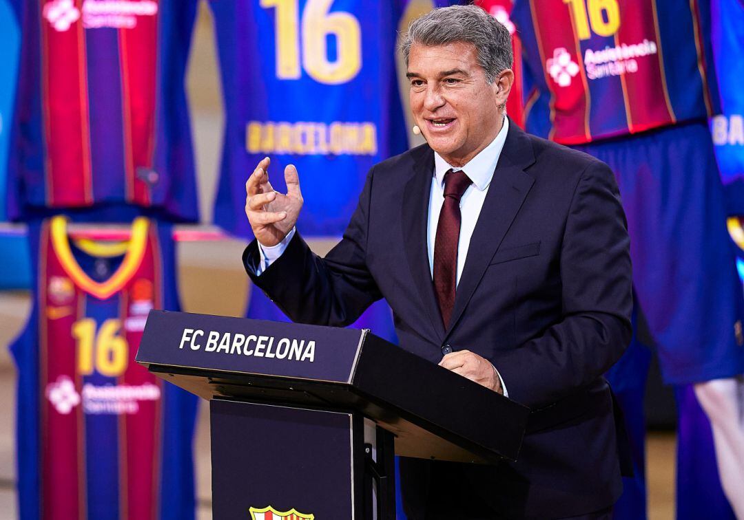 El presidente del Barcelona Joan Laporta.