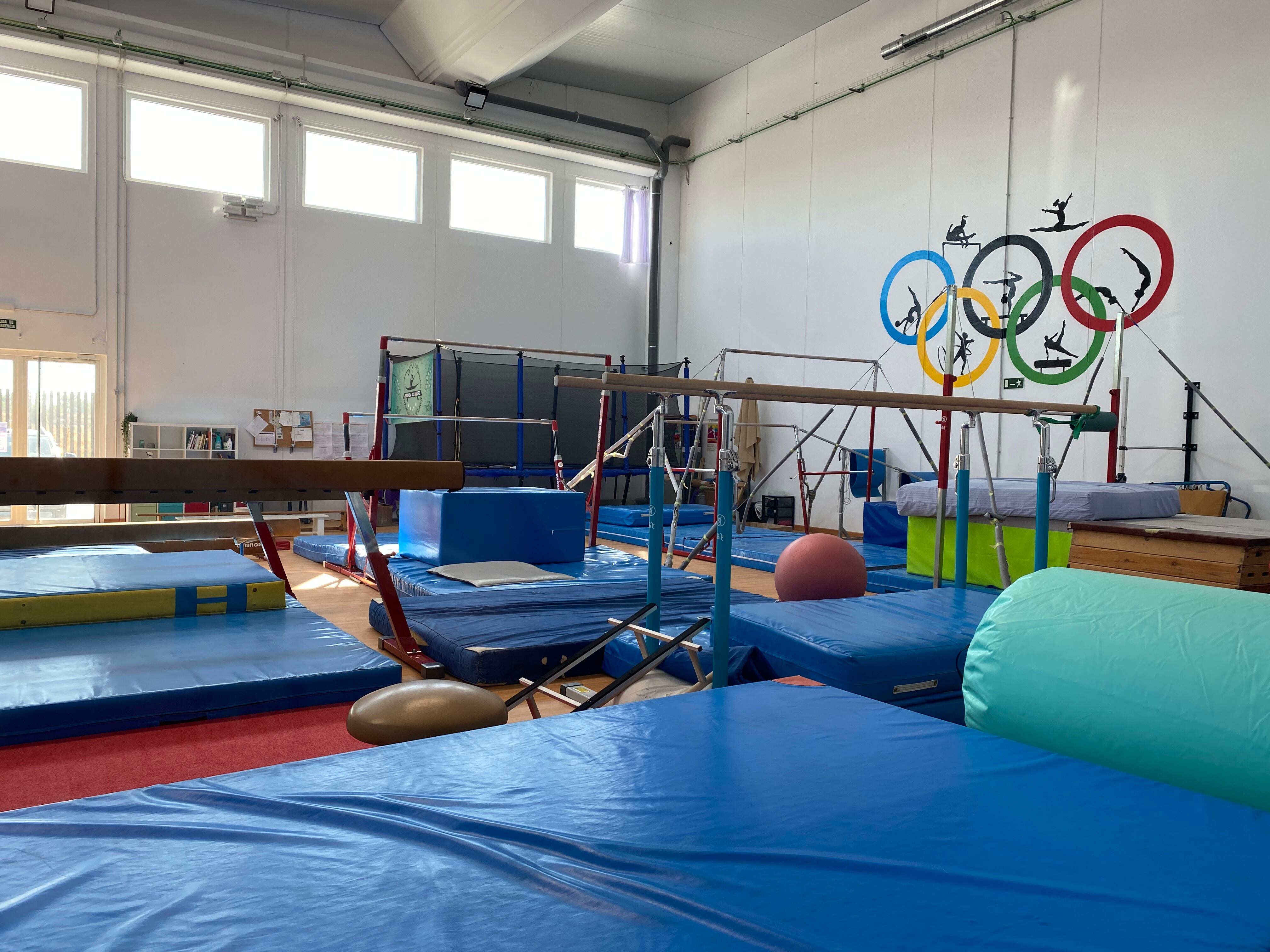 Instalaciones para el club de gimnasia