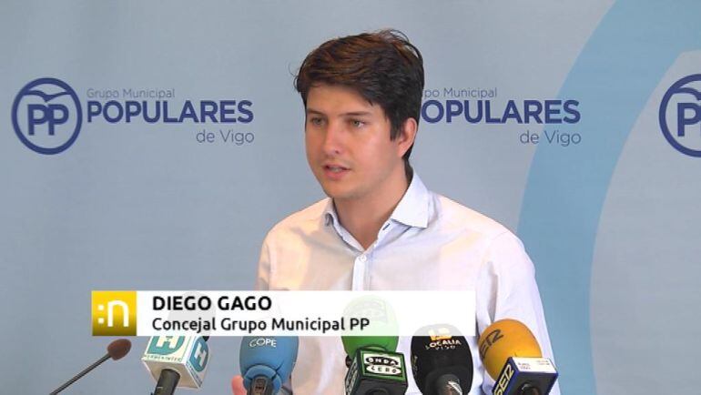 Diego Gago, concejal grupo municipal Vigo