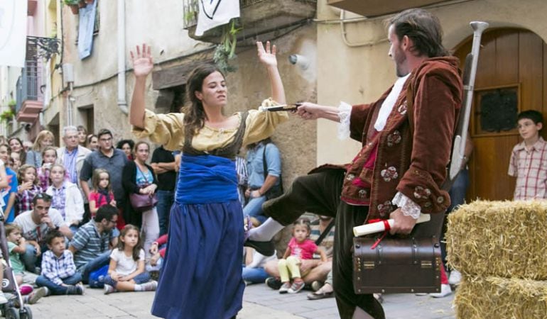 Moment d&#039;una representació teatral.