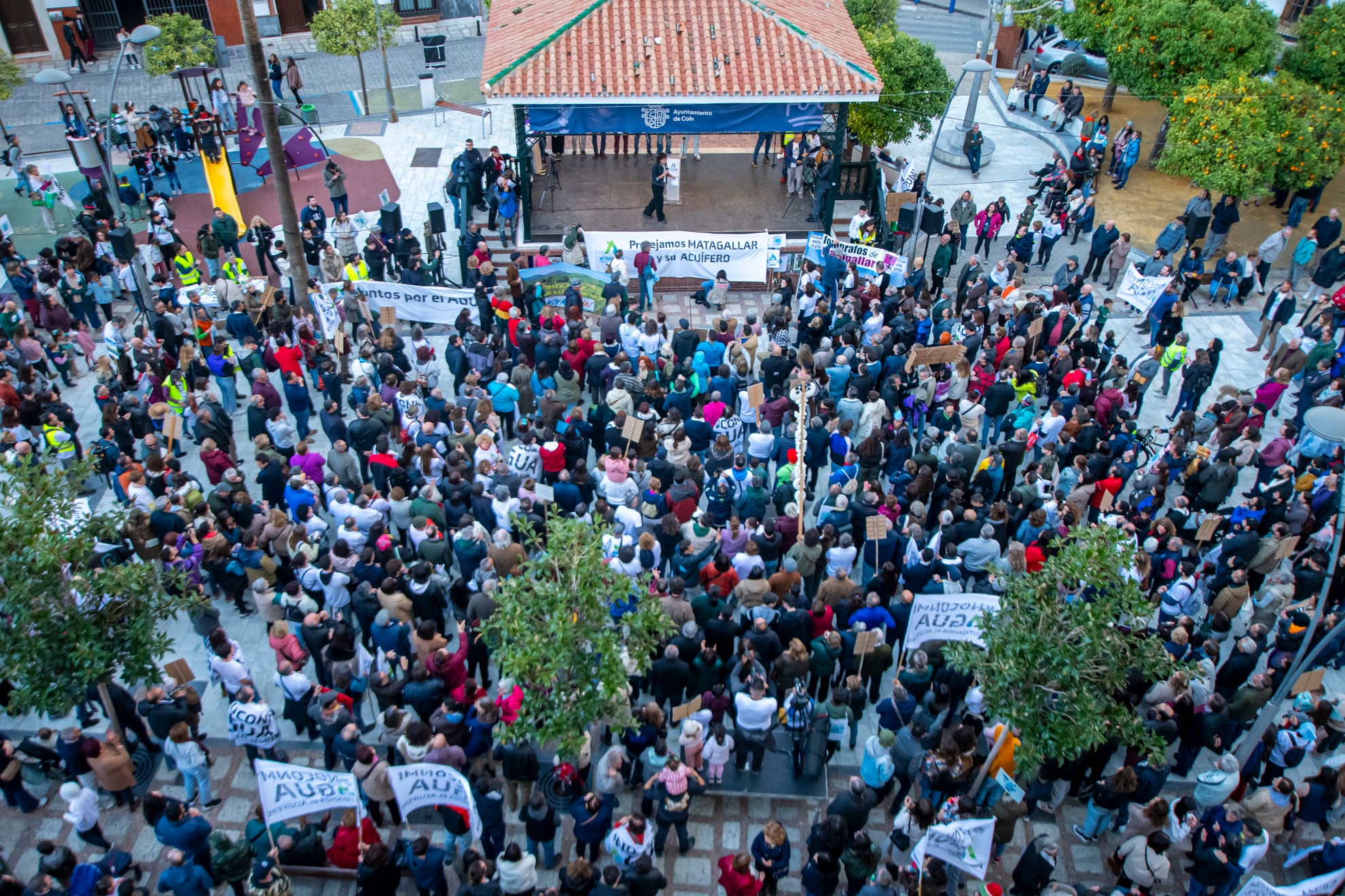 Manifestación en Coín