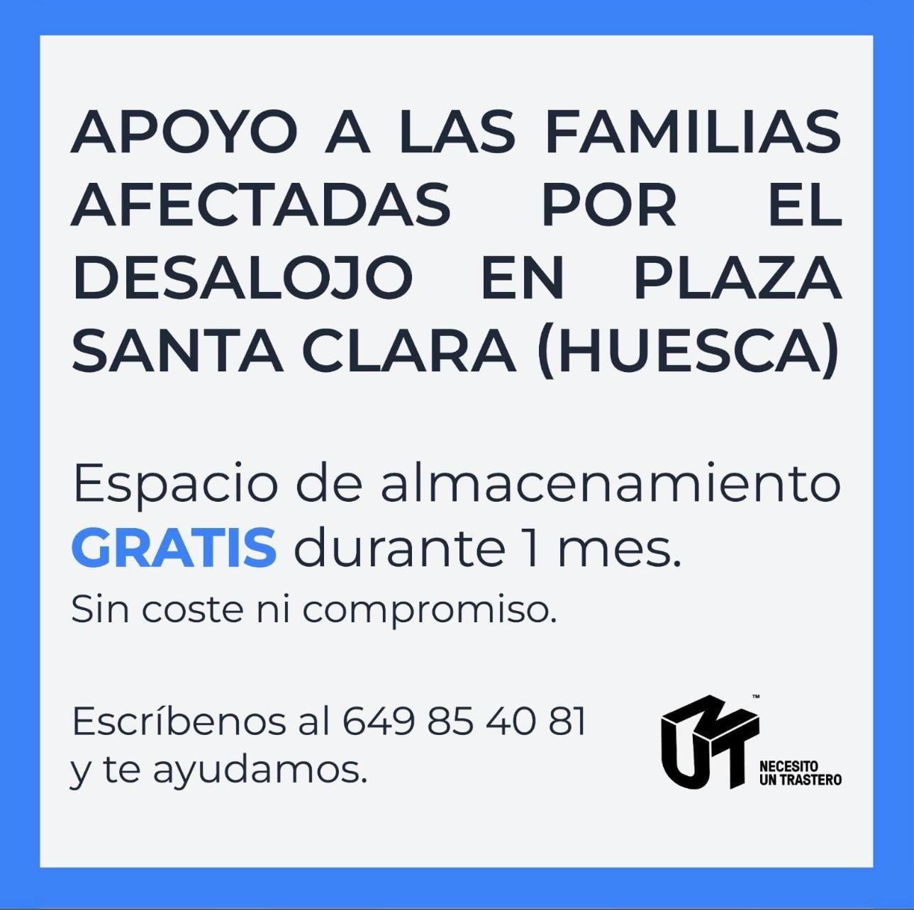 Ofrecimiento de Milar Electrovisión para almacenar enseres