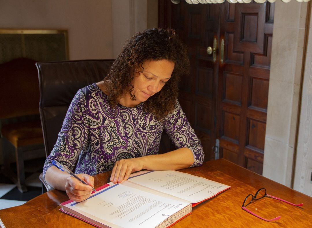 La presidenta del Consell de Mallorca, Catalina Cladera, en una imagen de archivo.