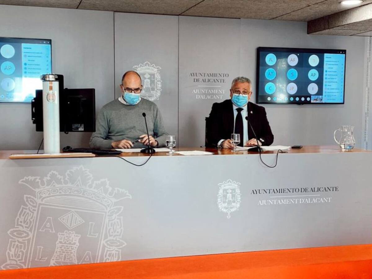 El bipartito informará de los presupuestos al Consejo Social de Alicante después de aprobarlos en Pleno