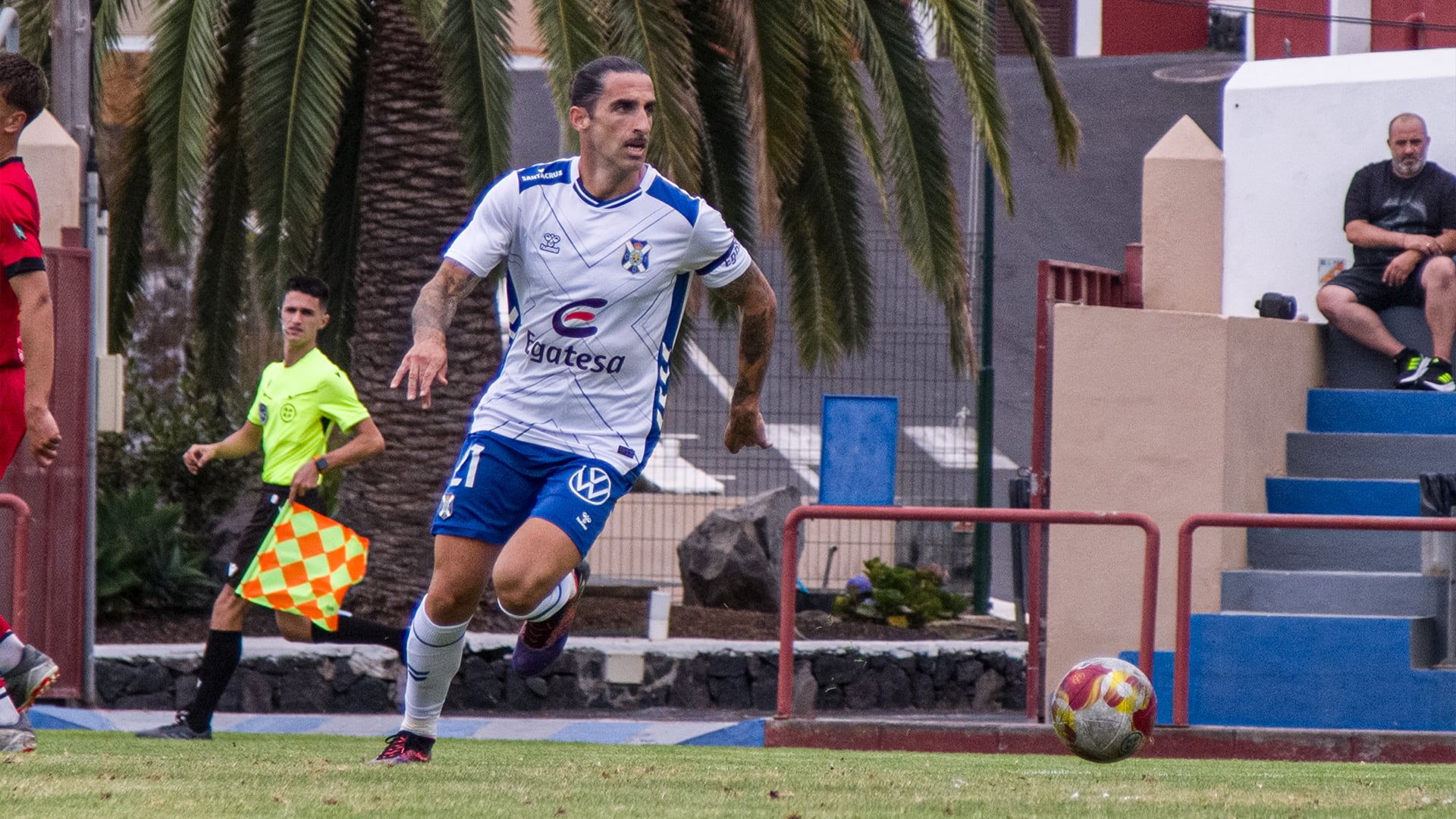 Mateu en un partido de pretemporada.