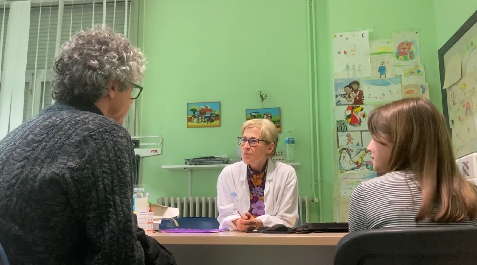 Momento del rodaje de uno de los vídeos de la Ciudad de las Niñas y los Niños