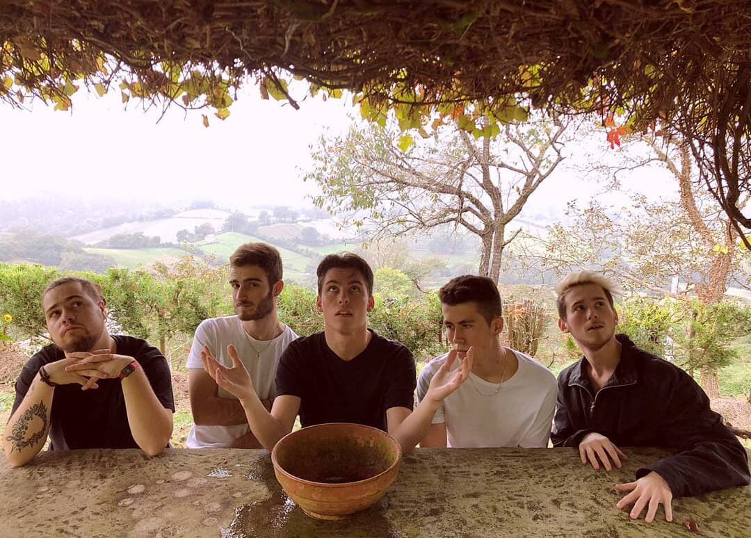 Fotografía promocional del quinteto asturiano Staytons