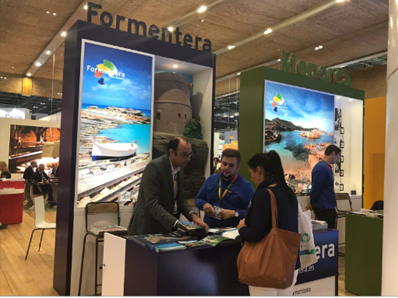 Imagen de archivo del stand de Formentera en una feria turística