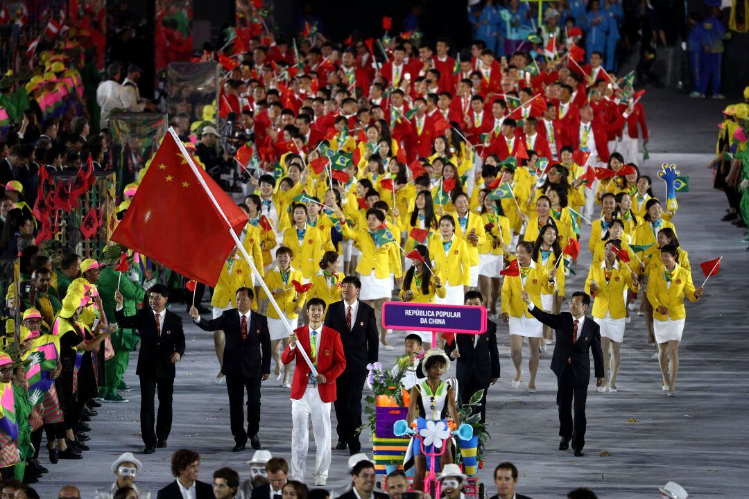 La delegación china en Río 2016