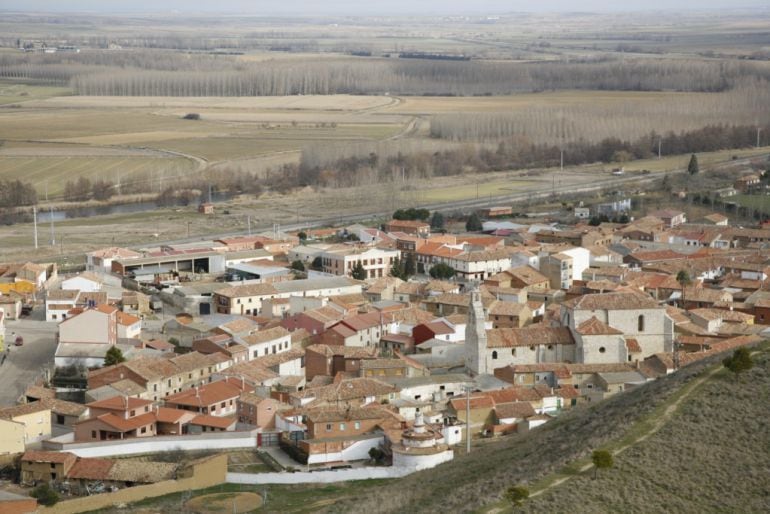 Vista aérea de Monzón de Campos.