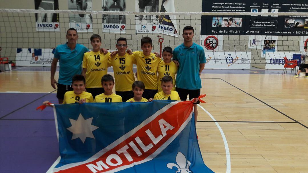 El equipo de Voleibol Alevín Masculino de la EMD Motilla finaliza en séptimo lugar el campeonato de España disputado en Valladolid
