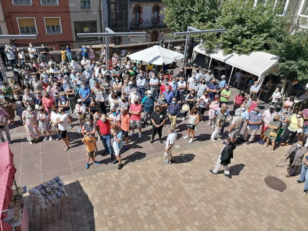 Movilización en Barruelo de Santullán (Palencia)