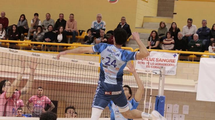 Alberto Toribio (entrenador Grupo Herce Soria) - Grupo Herce Soria afronta el final de la fase regular de la Superliga con la segunda plaza en el bolsillo